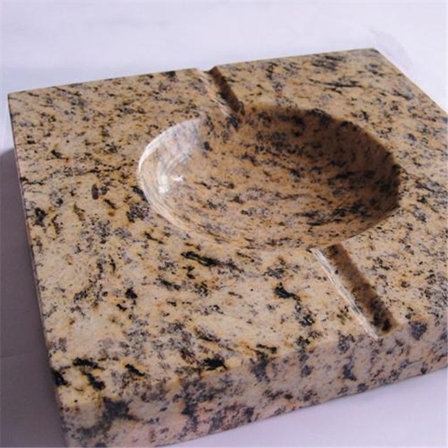yellow Granite ashtray